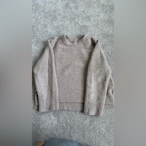 Abercrombie & Fitch Taupe Crew Neck Sweater